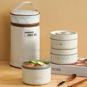 3-Piece Portable Insulated Lunch Box