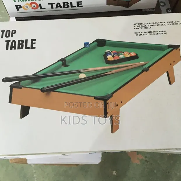 Mini Pool Table - Kids' Tabletop Billiard Set - 1