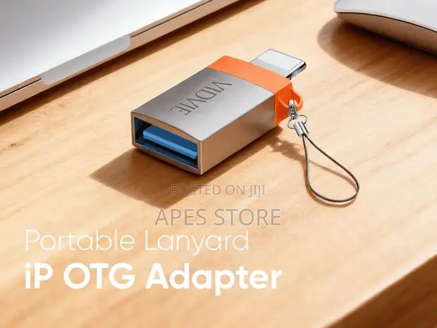 Vidvie Portable OTG Adapter kwa iPhone/iOS - 1