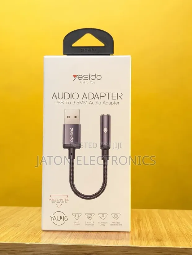 Yesido USB Audio Adapter kwa Laptops & Desktops - 1