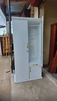 White Two-Door Wardrobe - 2