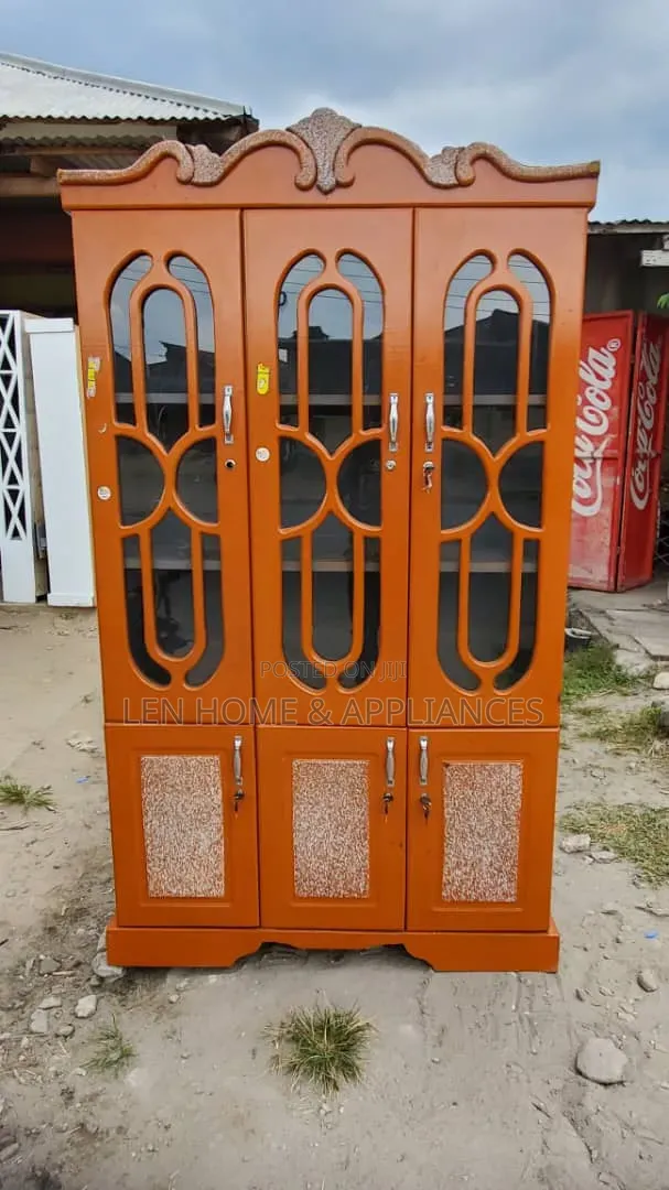 Used Kitchen Cabinet - Brown, 3 Doors - 1