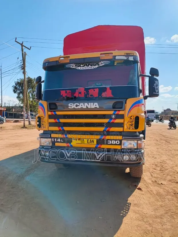 Scania 114 380 HP Lori - 1998 Njano - 1