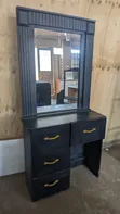 Dressing Table Wood-Mode - Nyeusi - 1