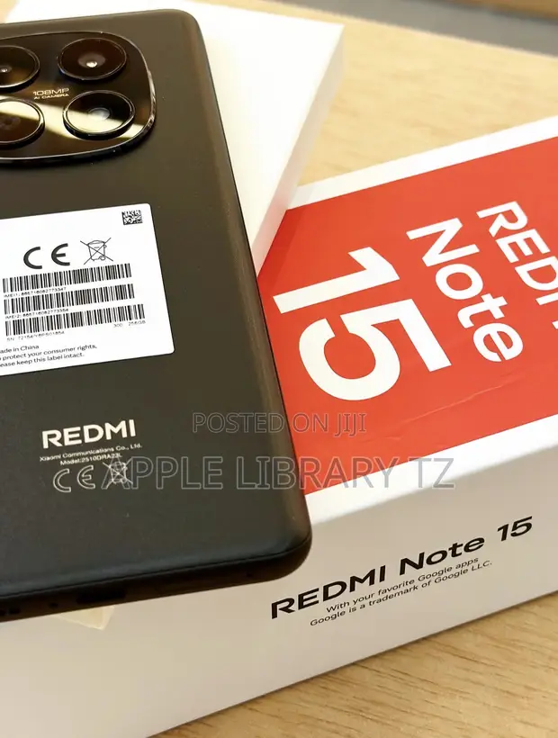 New Xiaomi Redmi Note 15 128GB Black - 1