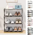 4-Tier Foldable Shoe Rack for Entryway - 2