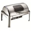 9L Rectangular Roll Top Chafing Dish with Window - 2