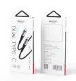 Yesido Dual Type-C Cable, 1.2m, Nylon Braided - 1
