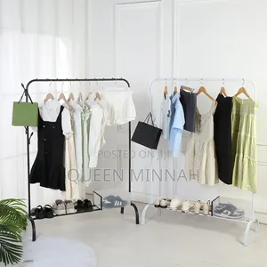 Clothes Rack for Hanging Shirts and Long Dresses