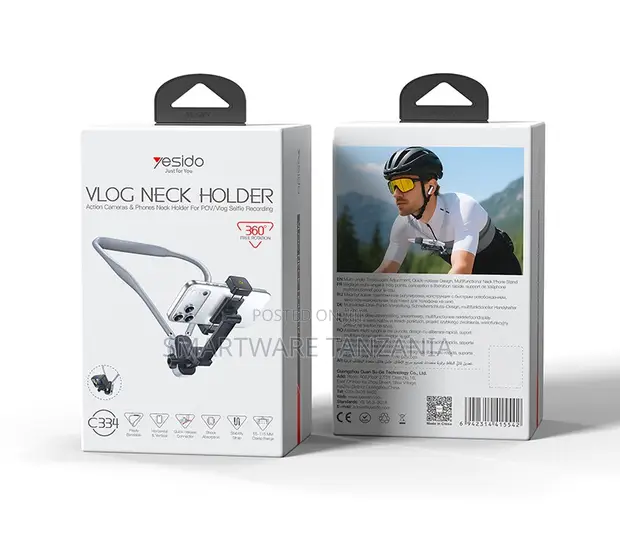 Yesido Vlog Neck Holder kwa Action Cameras & Simu - 1