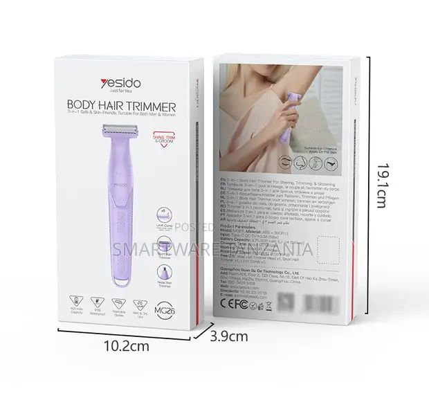 Yesido 3-in-1 Body Hair Trimmer - 1