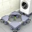 Heavy Duty Movable Adjustable Stand for Washing Machine & Fridge (200kg) - 1