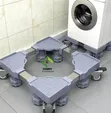 Heavy Duty Movable Adjustable Stand for Washing Machine & Fridge (200kg) - 2