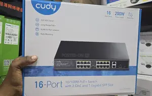 Cudy Switch ya PoE yenye Port 16