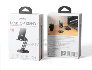 Yesido Desktop Stand, Mzunguko wa 360, Urefu Unaoweza Kurekebishwa