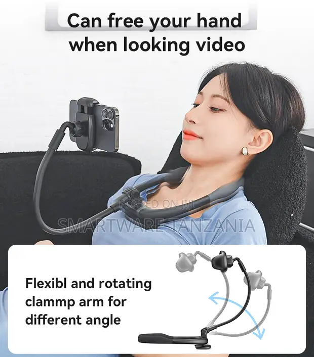 Yesido Lazy Holder Adjustable Phone Mount (4.5"-6.7") - 1