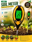 4-in-1 Soil Meter for Garden and Water Testing - 1