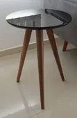 SofaSofa Round Footrest Stool - Brand New - 4
