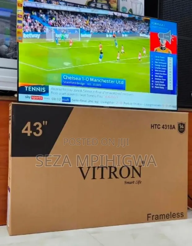 Vitron 43-Inch Smart Frameless TV - 1