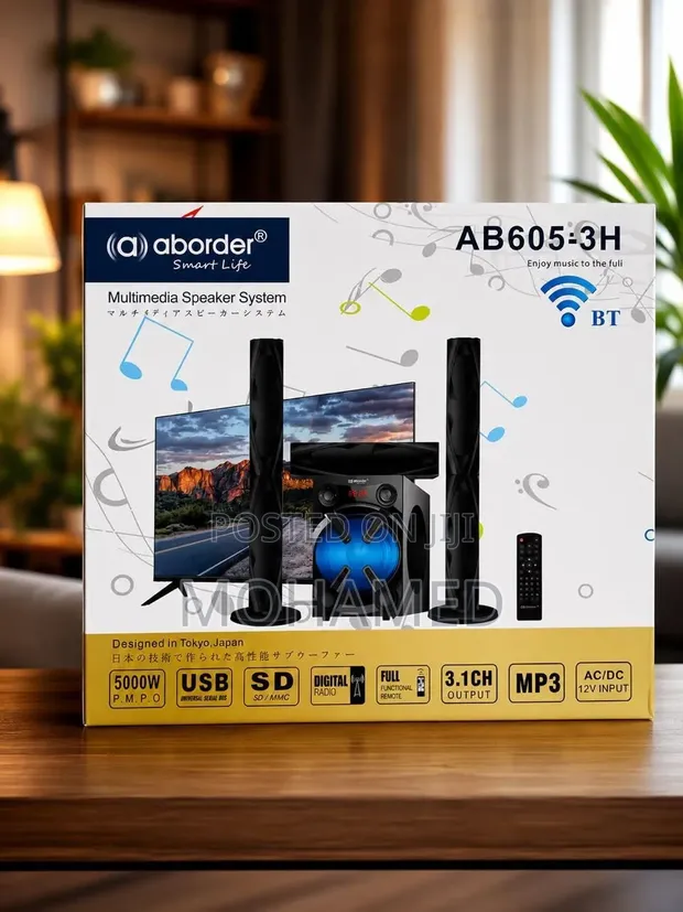Aborder AB605-3H Bluetooth Speaker System - 1