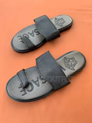 Versace Men's Leather Sandals