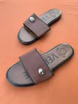 Versace Men's Leather Sandals - 4