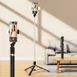 R1s-L 3-in-1 Selfie Stick Tripod with LED Light - 3