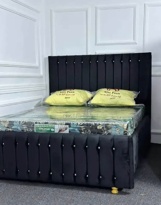 Sofa Bed ya Kifahari - Nyeusi - 1
