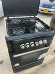 Bruhm Cooker 4-Plate Gesi & Umeme na Oven - Nyeusi - 1