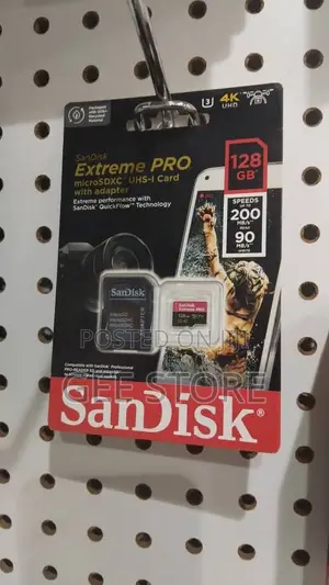 SanDisk Extreme PRO 128GB microSDXC UHS-I Card