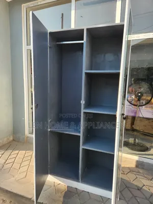 Kabati la Nguo Milango Miwili Nyeupe