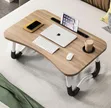 Portable Foldable Laptop Desk with Cup Holder - 1