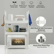 Multi-Tier Microwave Storage Rack | Kitchen Organizer Shelf - 2