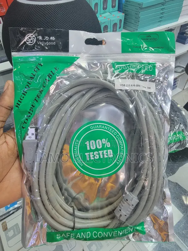 Printer Cable 5m USB 2.0 - 1