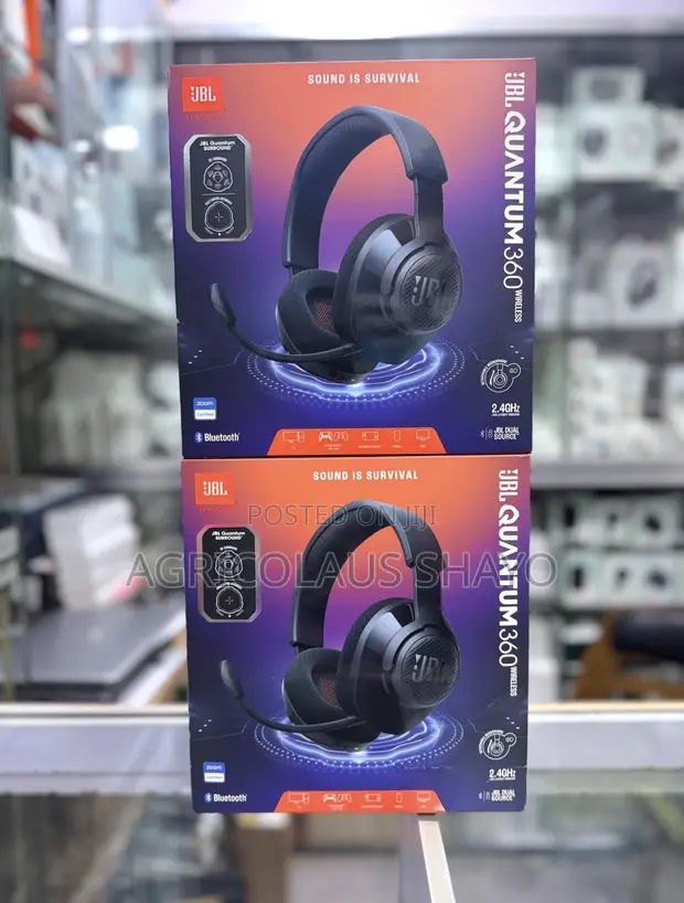 JBL Quantum 360 Wireless Gaming Headphones - 1