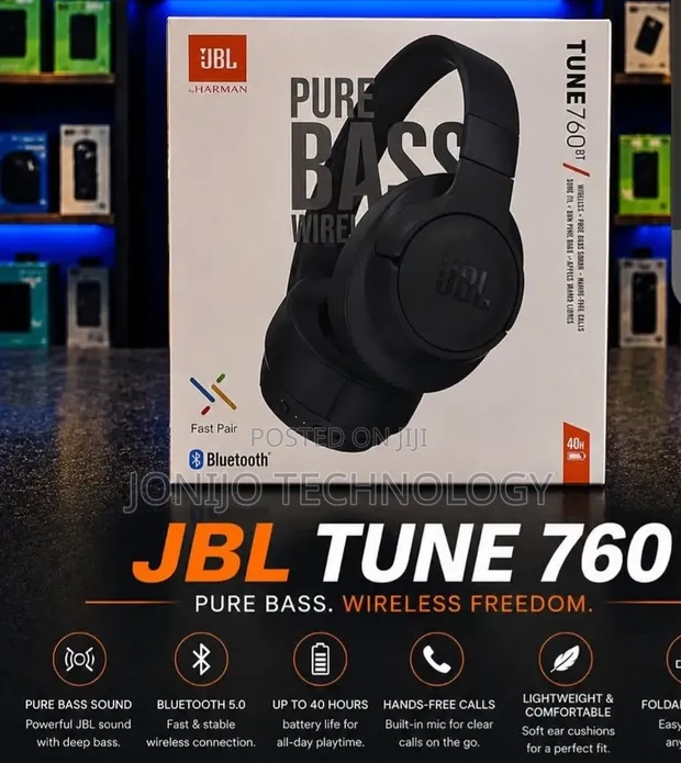JBL Tune 760 Wireless Headphones - 1