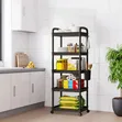 5-Tier Rolling Kitchen Storage Utility Cart - 1