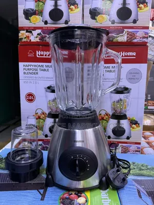 Happy Home Blender - Kopo la Kioo 2L, Jipya Kabisa