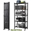 Ruvo Metal Rack - 4 Shelves - 2
