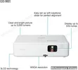Epson CO-W01 WXGA HD Portable Projector - 3000 Lumens - 2