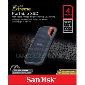SanDisk Extreme Portable SSD 4TB External Drive