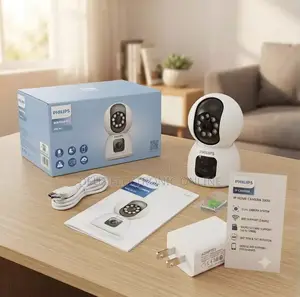 Philips IP WiFi Dual Home Camera with SD Card & Mobile Recording