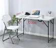 Folding Utility Table with Chairs - 1