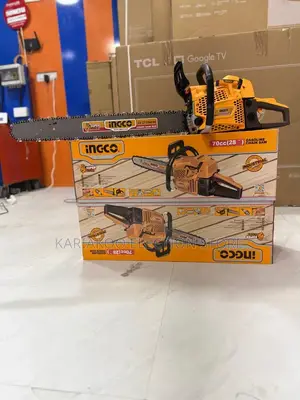 INGCO 70cc Chainsaw ya Petroli, Bar ya Inchi 28