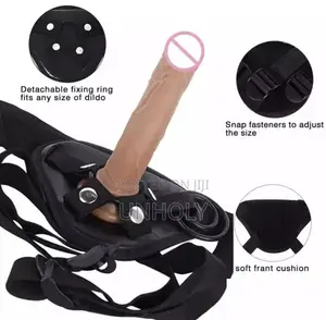 Strap-On Dildo with Leather Belt