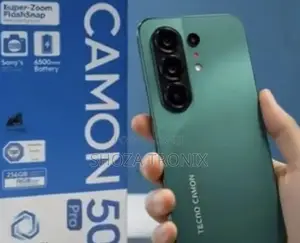 New Tecno Camon 50 256GB Black
