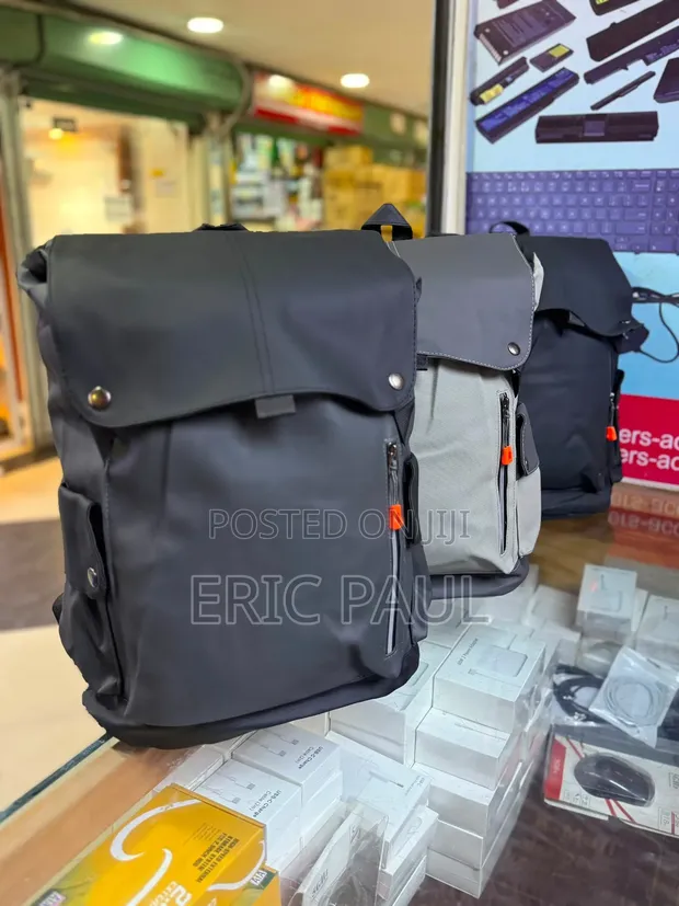 Leather Laptop Backpacks - Men & Women - 1