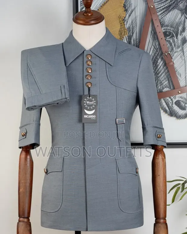 Ricardo Martinez Men's Safari Suit (Kaunda Suit) - Multicolor - 1