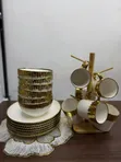 18pcs Gold Dinner Set - 1
