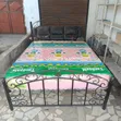 Skyline Furniture Canopy Bed with 10-Inch Tanfoam Mattress - Arusha - 2